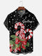 Men's Christmas Funny Graphic Short Sleeve Hawaiian Shirt